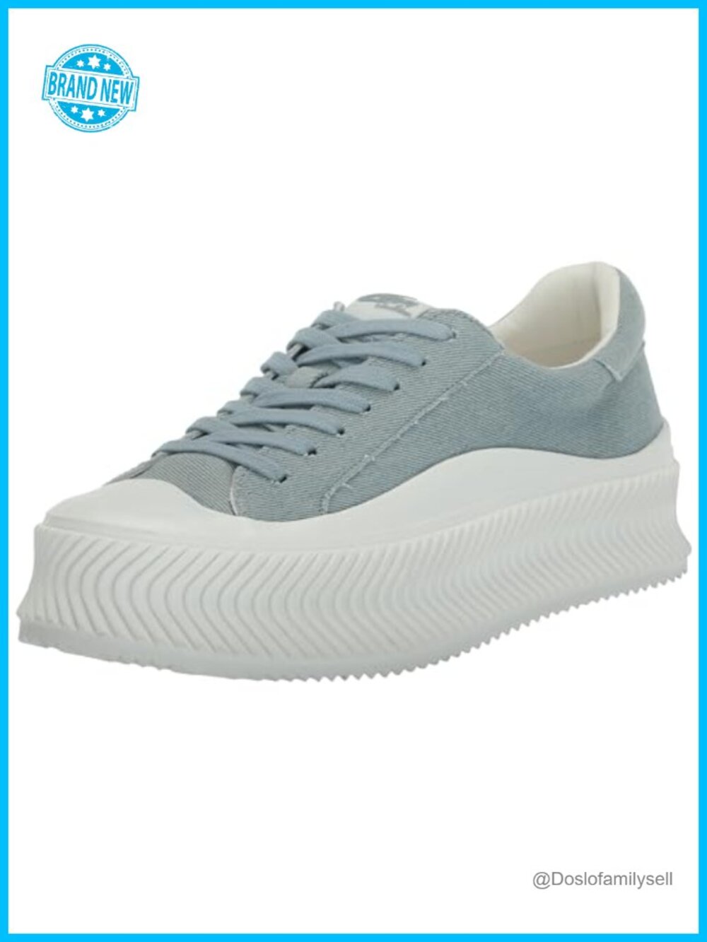 Platform Lace-Up Fashion Sneakers Wavy Ribbed Sole Casual Party